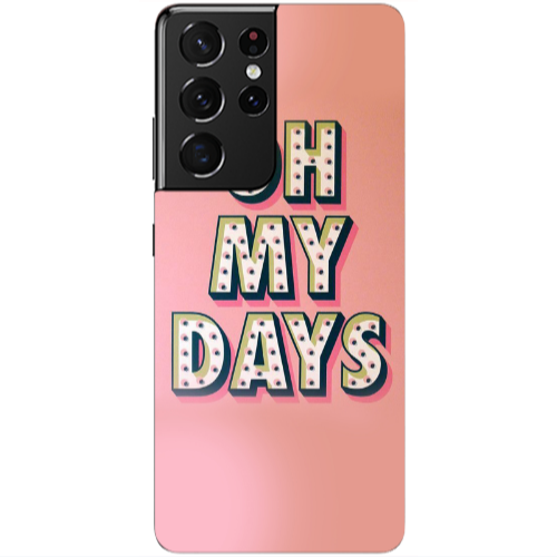 Samsung S21 Ultra Oh my days Transparent Silicone TPU Θήκη