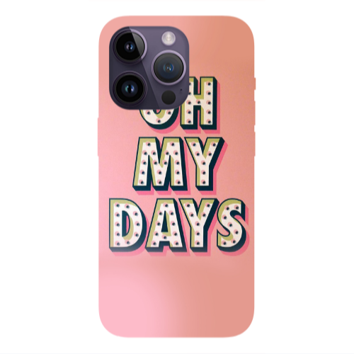 Apple iPhone 14 Pro  Oh my days Transparent Silicone TPU Θήκη
