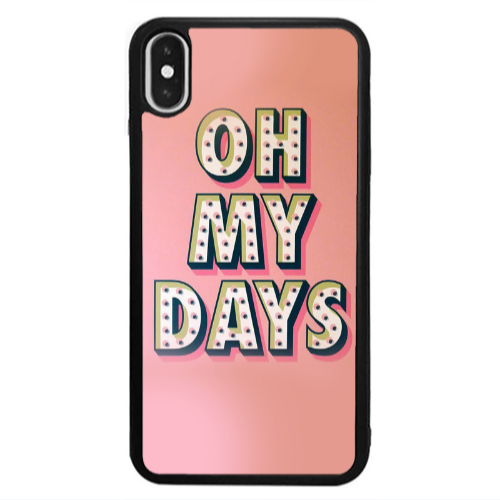 Apple iPhone Xs Max Oh my days Black Glossy Θήκη