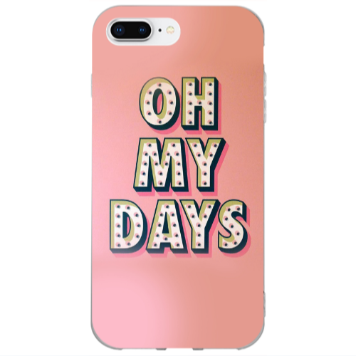 Apple iPhone 7 Plus Oh my days Transparent Silicone TPU Θήκη