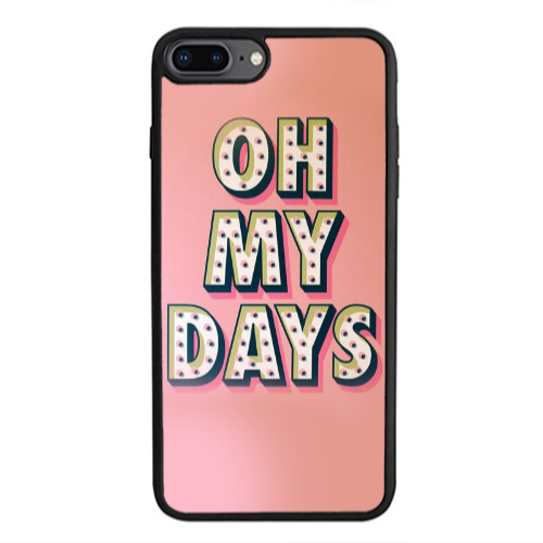 Apple iPhone 7 Plus Oh my days Black Glossy Θήκη