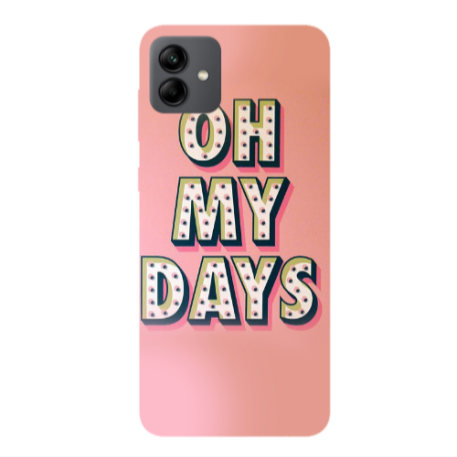 Samsung A04 Oh my days Transparent Silicone TPU Θήκη