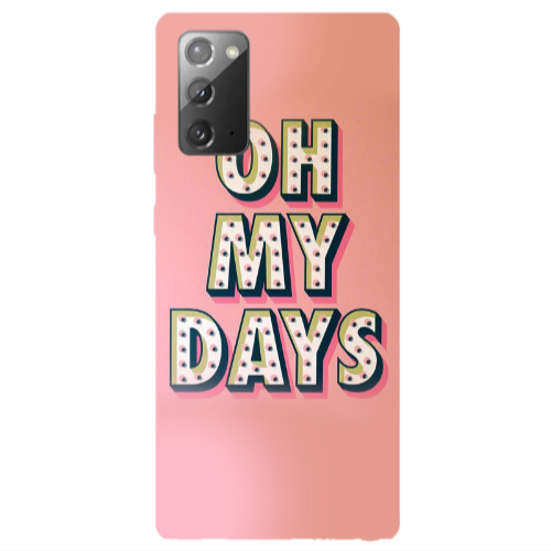 Samsung Note 20 Oh my days Transparent Silicone TPU Θήκη