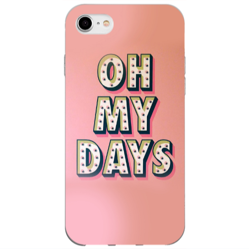 Apple iPhone SE 2020 Oh my days Transparent Silicone TPU Θήκη