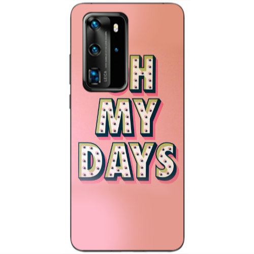 Huawei P40 Pro Oh my days Transparent Silicone TPU Θήκη