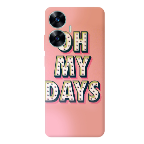 Realme C55 Oh my days Transparent Silicone TPU Θήκη