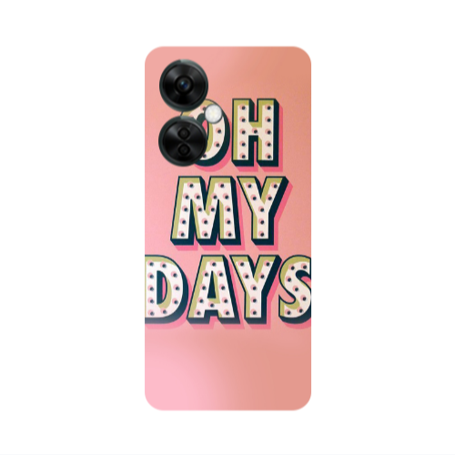 Oneplus Nord CE 3 Lite 5G Oh my days Transparent Silicone TPU Θήκη