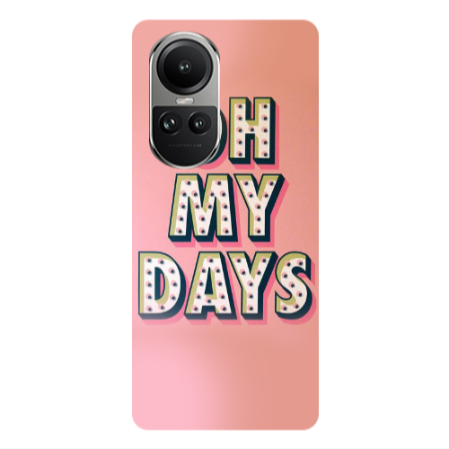 Oppo Reno10 5G Oh my days Transparent Silicone TPU Θήκη