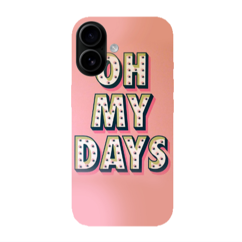 Apple Iphone 16 Oh my days Transparent Silicone TPU Θήκη