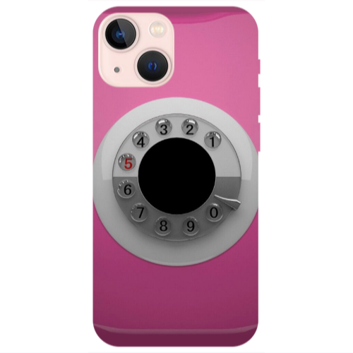 Apple iPhone 13 Old phone Transparent Silicone TPU Θήκη