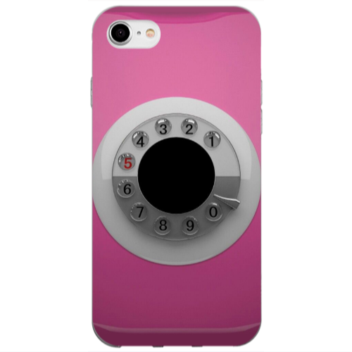Apple iPhone 7 Old phone Transparent Silicone TPU Θήκη