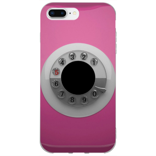 Apple iPhone 7 Plus Old phone Transparent Silicone TPU Θήκη