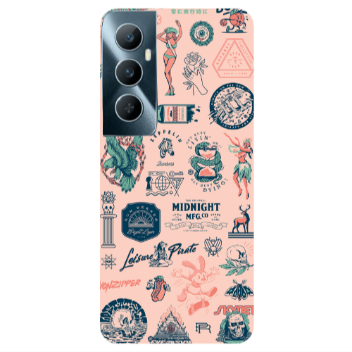 Realme C65 Midnight Transparent Silicone TPU Θήκη