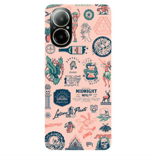 Realme C67 Midnight Transparent Silicone TPU Θήκη