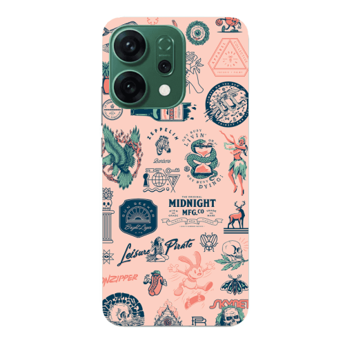 Oppo RENO 14 Midnight Transparent Silicone TPU Θήκη