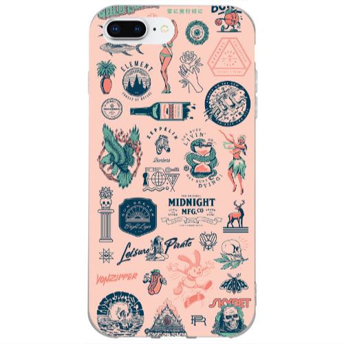 Apple iPhone 7 Plus Midnight Transparent Silicone TPU Θήκη