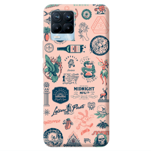 Realme 8 Pro Midnight Transparent Silicone TPU Θήκη
