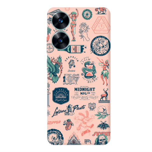 Realme C55 Midnight Transparent Silicone TPU Θήκη