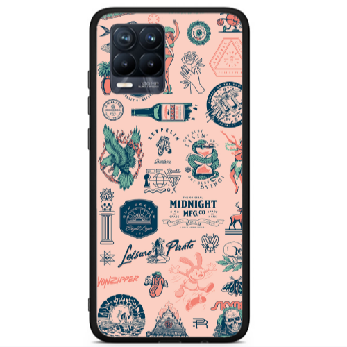 Realme 8 i Midnight Black Glossy Θήκη
