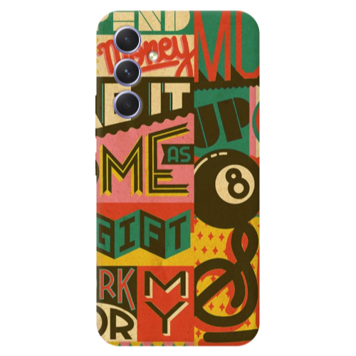 Samsung A56 My Money Transparent Silicone TPU Θήκη