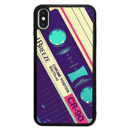 Apple iPhone X Chrome position Black Glossy Θήκη