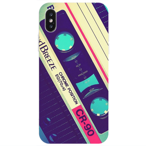 Apple iPhone Xs Chrome position Transparent Silicone TPU Θήκη