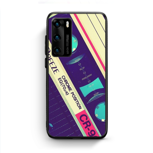 Huawei P40 Chrome position Black Glossy Θήκη
