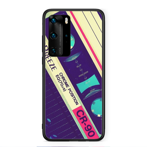 Huawei P40 Pro Chrome position Black Glossy Θήκη