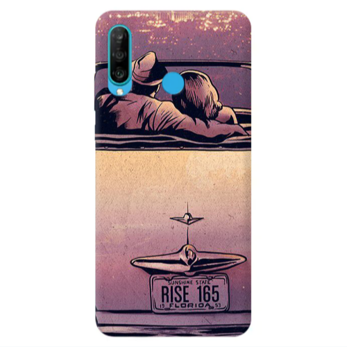 Huawei P30 Lite Sunshine state Transparent Silicone TPU Θήκη