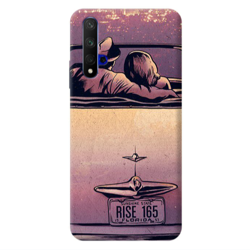 Huawei Nova 5 T Sunshine state Transparent Silicone TPU Θήκη