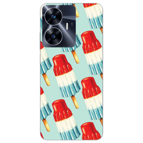Realme Note 50 Ice cream Transparent Silicone TPU Θήκη