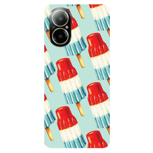 Realme C67 Ice cream Transparent Silicone TPU Θήκη