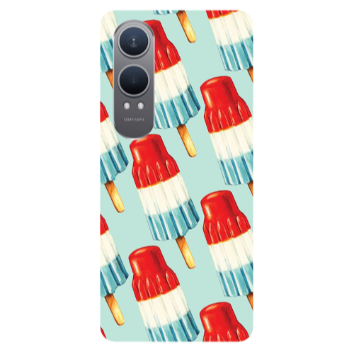 Oneplus Nord Ce 4 lite Ice cream Transparent Silicone TPU Θήκη