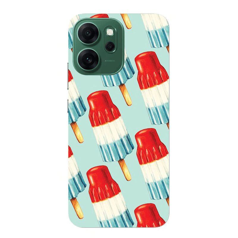 Oppo Reno 14 FS Ice cream Transparent Silicone TPU Θήκη