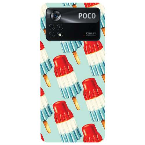 Xiaomi Poco X4 Pro Ice cream Transparent Silicone TPU Θήκη