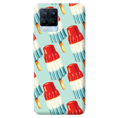 Realme 8 Pro Ice cream Transparent Silicone TPU Θήκη