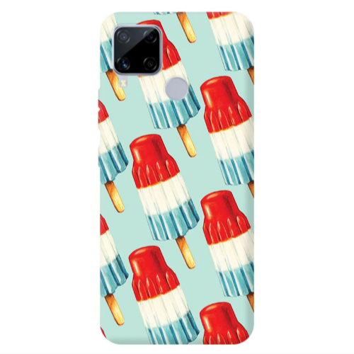 Realme C25S Ice cream Transparent Silicone TPU Θήκη