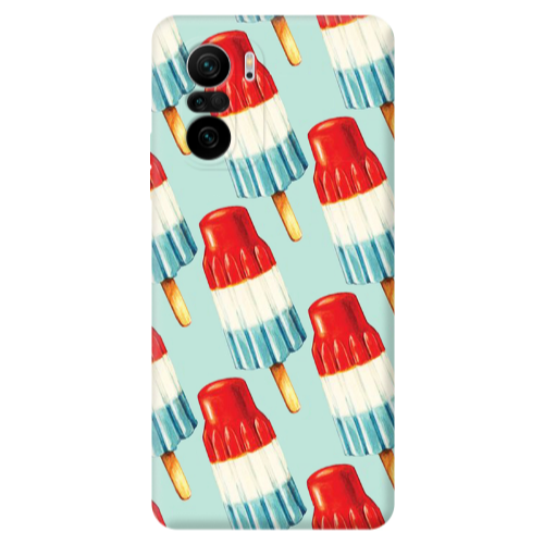 Xiaomi Poco F3 Ice cream Transparent Silicone TPU Θήκη