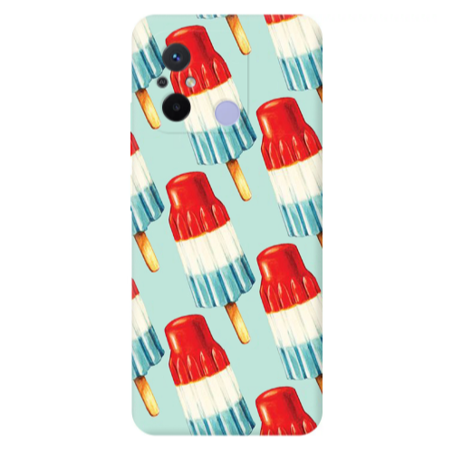 Xiaomi Redmi 12C Ice cream Transparent Silicone TPU Θήκη