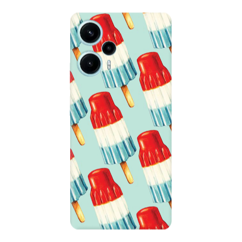 Xiaomi Poco F5 Ice cream Transparent Silicone TPU Θήκη