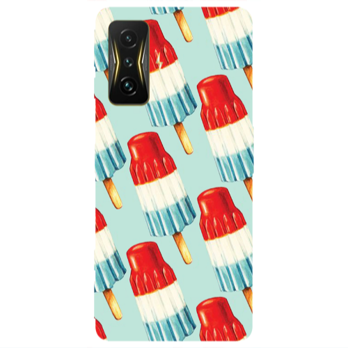 Xiaomi Poco F4 Gt Ice cream Transparent Silicone TPU Θήκη