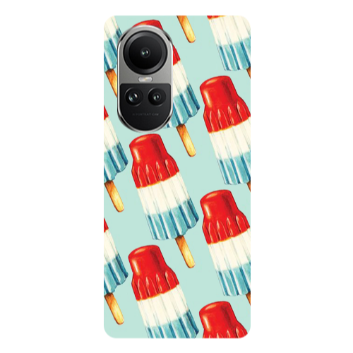 Oppo Reno10 5G Ice cream Transparent Silicone TPU Θήκη