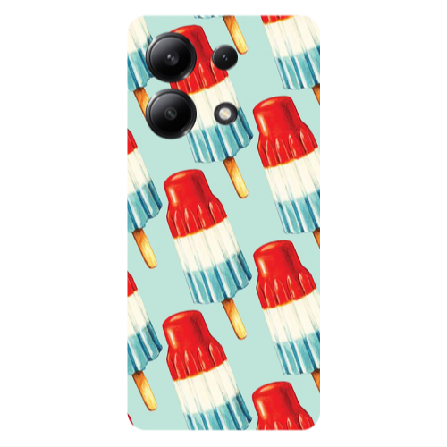 Xiaomi Redmi Note 13 4G Ice cream Transparent Silicone TPU Θήκη