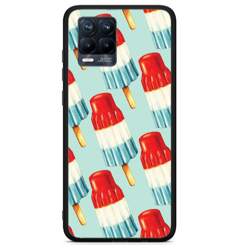 Realme 8 i Ice cream Black Glossy Θήκη
