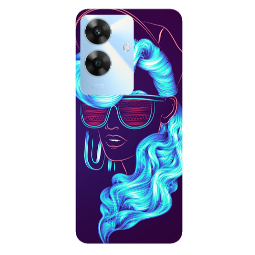 Realme Note 60 Hatted style Transparent Silicone TPU Θήκη