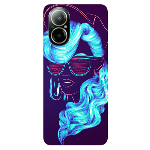 Realme C67 Hatted style Transparent Silicone TPU Θήκη