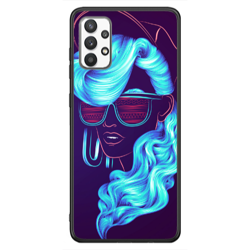 Samsung A13 4G Hatted style Black Glossy Θήκη