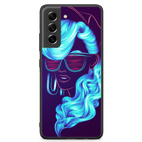 Samsung S21 FE Hatted style Black Glossy Θήκη