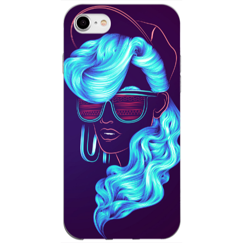 Apple iPhone 7 Hatted style Transparent Silicone TPU Θήκη