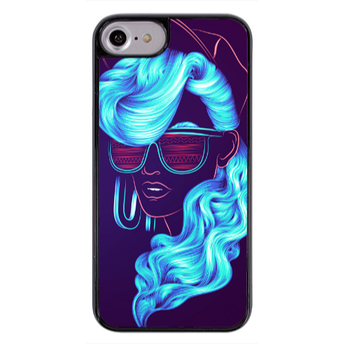 Apple iPhone 7 Hatted style Black Glossy Θήκη